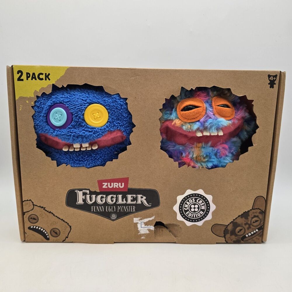 Zuru Fuggler Monster Chaos Crew Special 2pk Edition Stink Face & Grin Grin NIB
